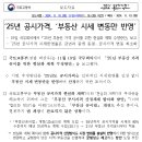 국토교통부 2025년 부동산 가격 공시를 위한 현실화 계획 수정방안 보고 - 2025년 공시가격, ‘부동산 시세 변동만 반영’ - 이미지