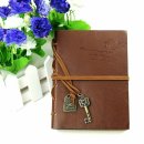 Aitao Journal Diary String Key Retro Vintage Classic Leather Bound Notebook $7.40 이미지