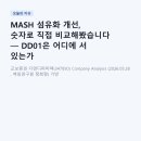 P-5L01 | MASH 섬유화 개선, 숫자로 직접 비교해봤습니다 — DD01은 어디에 서 있는가
