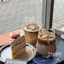 장기동 미드베이스 커피룸｜오트스카치, 코코노즈 디카페인, 딸기케이크 ｜김포 카페 데이트 추천