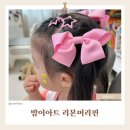 하나아트어린이집 | 여아머리핀 추천, 밤이아트 리본머리핀 솔직 후기