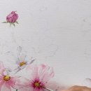 수채화와 드로잉 이미지