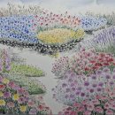 행복을 그리는 한국화 이미지