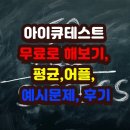 아이큐테스트 무료로 해보기, 평균,어플, 예시문제, 후기