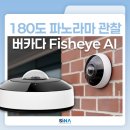 900보안디지털CCTV | 버카다 Fisheye카메라 | 180도 파노라마 AI 클라우드 CCTV로 사각지대 줄이는 NVR 없는 보안카메라
