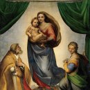 【라파엘로 Raffaello Sanzio(1483~1520)】 "시스티나 성모 Sistine Madonna 이미지