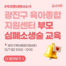 서울광진구육아종합지원센터 | 무료 응급처치 &amp; 부모 심폐소생술 교육 - 2024 마지막 부모 교육 (광진구육아종합지원센터)