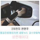 2차전지 관련주 에코프로에이치엔 새로닉스 코스모화학