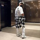 쉬는 날엔 새로운 옷으로 - 퍼프의 데일리룩 feat.이노반트 언밸런스 카고 팬츠