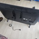 진영 휴먼시아임대아파트(6단지) | 김해벽걸이티비설치 진영 휴먼시아6단지 50인치 타공설치 및 선정리
