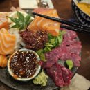외동야식 | 김해 외동 맛집 유케 솔직후기, 육회 연어와 스모그 하이볼의 조합(웨이팅 팁)