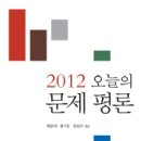 맹문재, 장성규, 홍기돈 엮음, 2012 오늘의 문제 평론 이미지