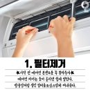 벽걸이 에어컨 셀프 청소하는법 이미지