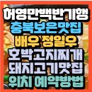 허영만 백반기행 배우 정일우와함께 충북보은 호박고지찌개 돼지고기맛집 관기정육식당 (+위치 예약방법)