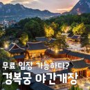 봄꽃에내린단비 | 2026 경복궁 야간개장 기본정보 및 예매 성공 꿀팁! (ft. 인터파크 티켓, 한복 무료입장)