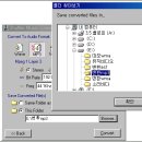 WMA파일을 MP3 변환하기 이미지