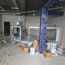 크리스탈헤어샵 - 북구 | 대구 인테리어 | 헤어샵 샴푸실 유리블럭 곡선 파티션 시공 후기