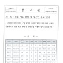 선출 개표 현황 및 당선인 공고 안내 이미지