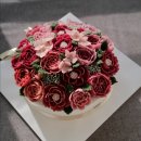 홈수제 앙금플라워 떡케이크 만들기 이미지