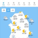 오늘의 날씨🌞☔️☃️, 2024년 7월 16일 화요일 이미지