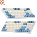 COX - CK87 (White : Cream Blue MIX) : 기계식 키보드 후기
