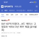 아 고영표 100억 연장 계약이 아니었네요 이미지