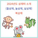 24년 삼재띠 (들삼재, 눌삼재, 날삼재) 복삼재 이미지