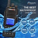 GD-55 10W DMR IP67 Digital Two-way Radio UHF 2800mAh Walkie Talkie 이미지