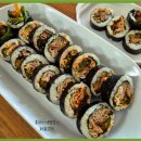 쪽파김치를 넣고 만든 편스토랑 이정현의 대패삼겹살 김밥 이미지