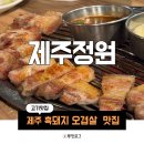 [홍대맛집/제주정원] 정원뷰 즐기며 쫀득한 흑돼지 오겹살 먹고 온 후기/ (단체/주차가능)
