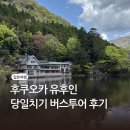 P-5102 | 일본 후쿠오카 여행 유후인 내돈내산 버스투어_당일 온천 후기/소바 맛집