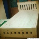 편백나무침대-슈퍼싱글 주문제작 이미지