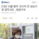 [1보] '뇌물 혐의' 은수미 전 성남시장 징역 2년…법정구속 이미지