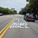 신호대기 횡단보도 이미지