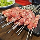 향양꼬치 | 왕십리 텐즈힐 맛집 칠리향양꼬치 매장 양꼬치 & 옥수수온면 후기(메뉴판)