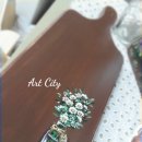 플레이팅 도마 페인팅 이미지