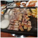모임끝나고 칭구들과 함께.. 우리 축구팀 회장형님이 하시는 가게입니다. 오겹살맛집 신내동배양리두루치기