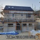 [빌더하우스] 샘플하우스 : 여주 30평형 (다락추가) 경량목조주택 - 외벽 파벽돌 및 내장 작업 마무리중 이미지