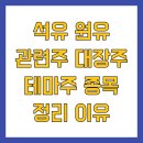 흥구석유(주)동인주유소 | 석유 원유 관련주 대장주 테마주 종목 정리 이유