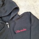 (주)디자인스튜디오 | 단체복 제작 | 필라테스 ‘올라 폴 스튜디오’ 후드집업 유니폼 로고 자수 작업 후기