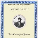 F.Sor - Six Waltzes for 2 Guitars, Op.44b (2대의 기타를위한 6개의 왈츠) 이미지