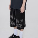 예스아이씨 웨이브 프린트 니트 쇼츠 팬츠 YESEYESEE 25SS Wave Print Knit Shorts 스트릿패션 브랜드