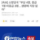 [속보] 소방당국 "부상 4명, 응급 1명·비응급 3명…생명에 지장 없어" 이미지