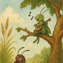 개미와 베짱이 이미지