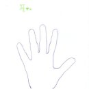 손그리기-연상화 대신 손을 그렸습니다. 이미지