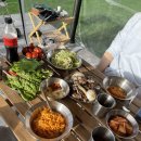 경기도 포천 마루글램핑 카라반 자세한 후기 마켓컬리 글램핑메뉴추천 난축맛돈