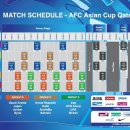 [논란종결] 아시안컵 대진표 (AFC 공식배포자료) 이미지