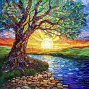 해뜨는호수 이미지