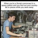 소련 해체 후 우주 정거장에 남겨졌던 사람들 이미지