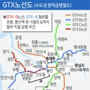 GTX 노선 현황입니다. 이미지